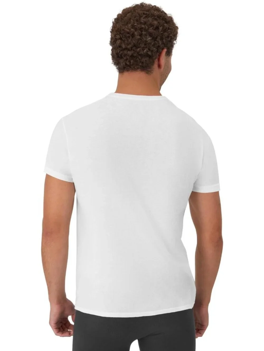 Soft Cotton Stay-Tucked Men's Undershirts, Multipack in White/Black/Assorted